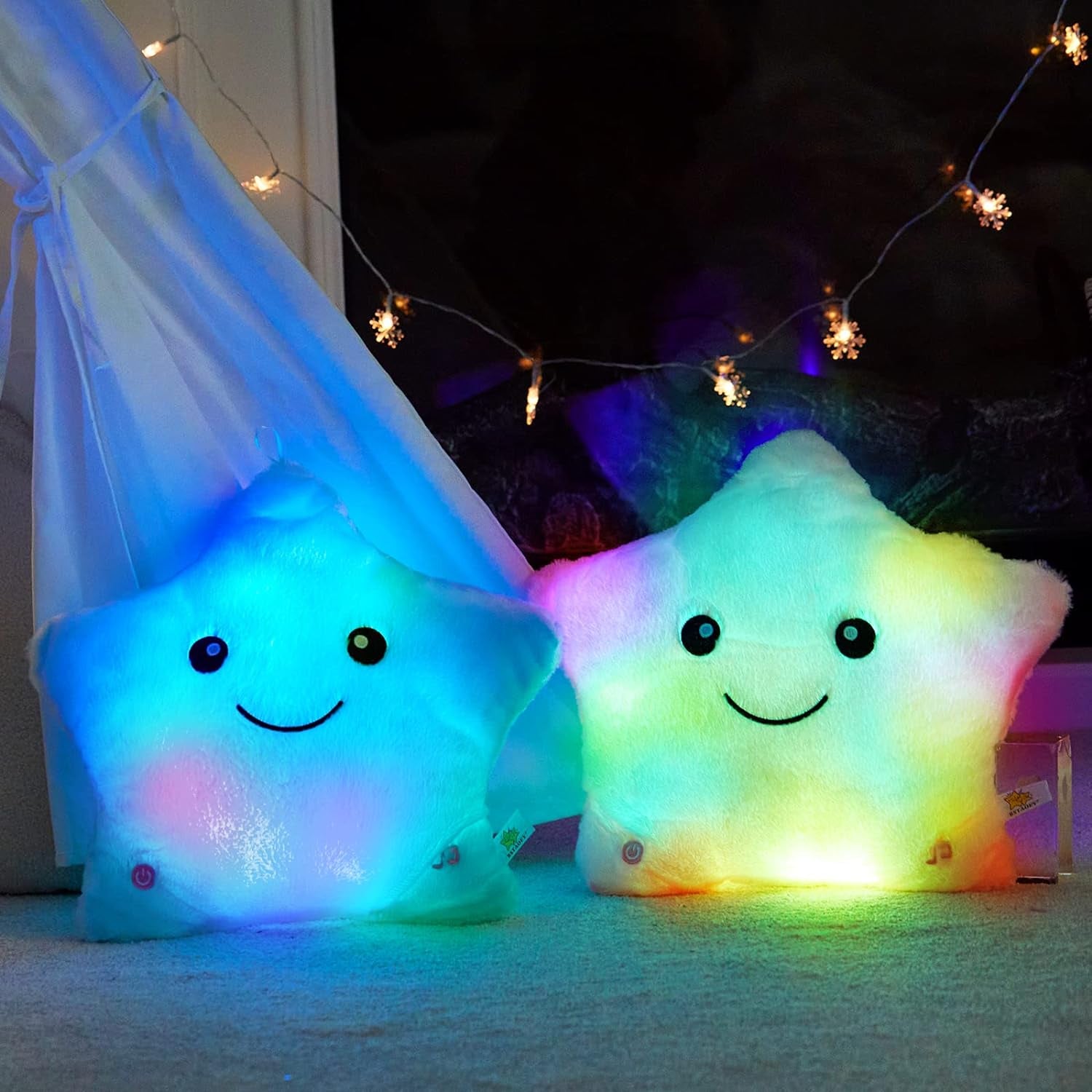 Led fashion star cushion